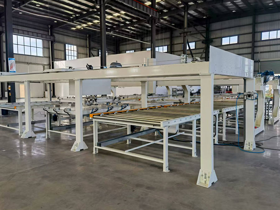 Automatically stack the return line