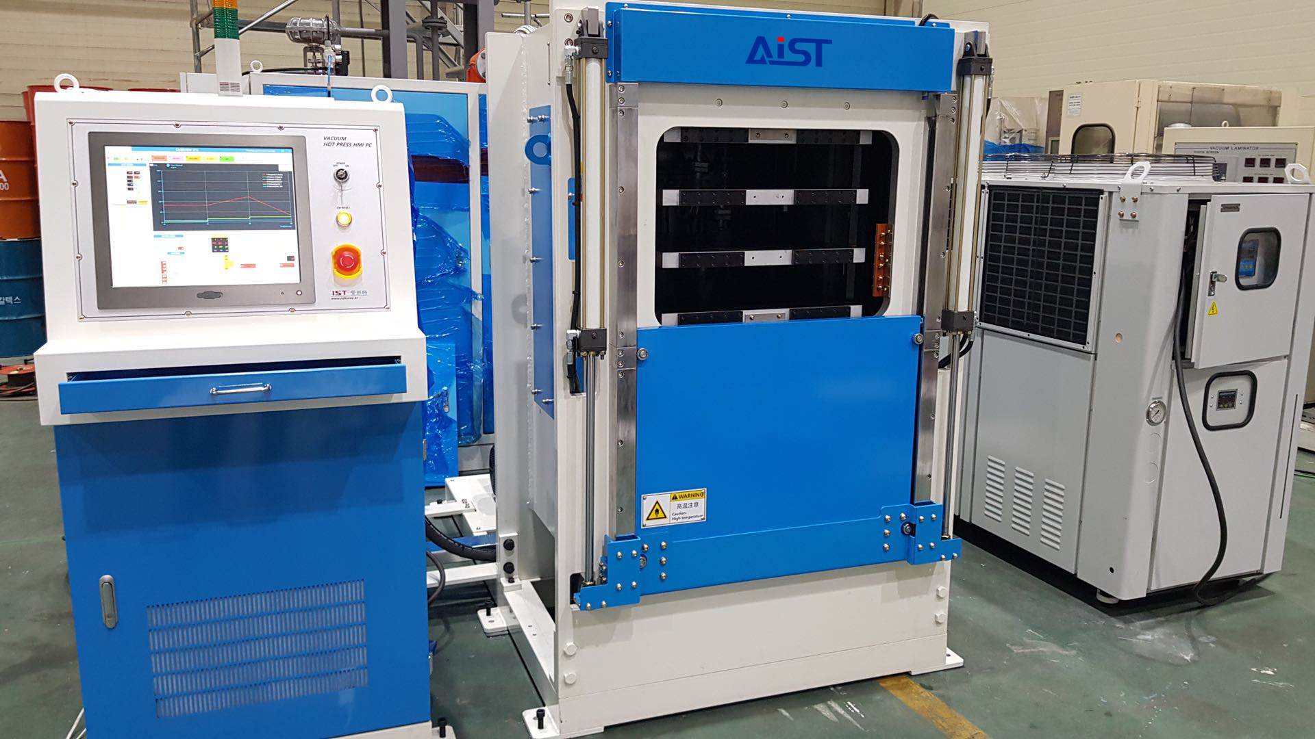 Vacuum hot press